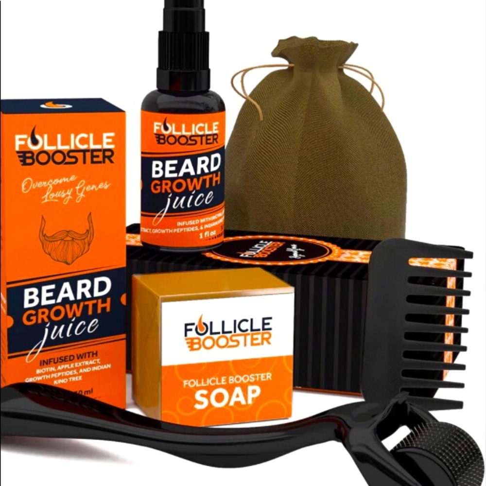 Beard growth maintenance kit-full defined beards
